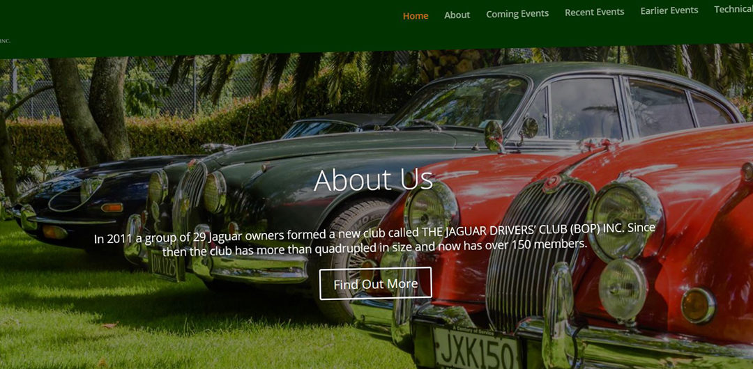 Website – Jaguar Drivers Club (BOP)